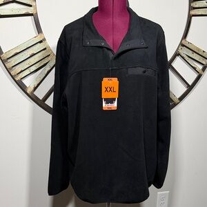 32 Degrees Black Fleece Pullover XXL NWTS
